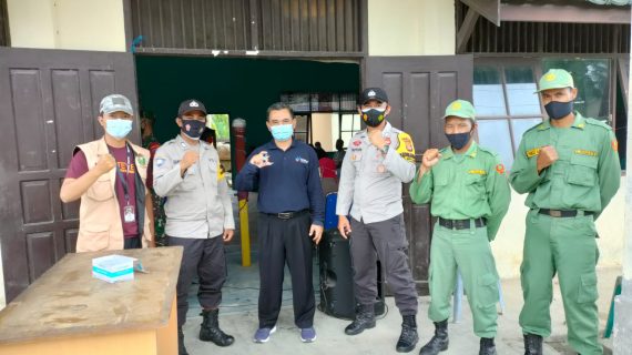 Pelaksanaan Dosis Vaksin Sinovac di Kelurahan Amborawang Laut wilayah Kerja Puskesmas Samboja