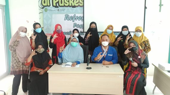 Kegiatan Refreshing Kader Posyandu Balita Di Wilayah Kerja Puskesmas Samboja Tahun 2021